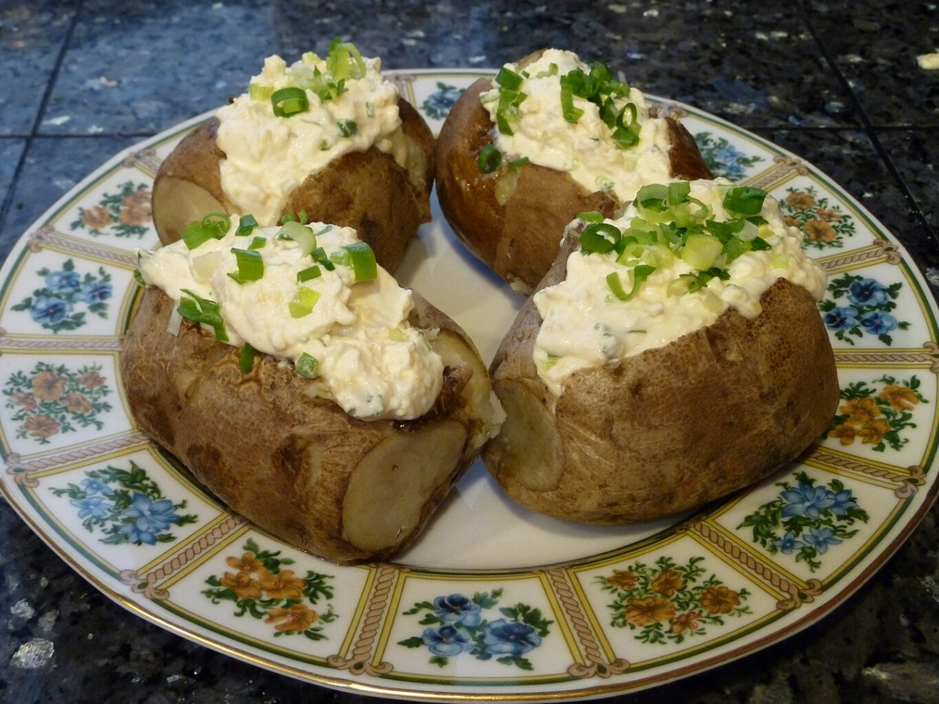 Baked Potatoes with Chef’s Cheese Sauce – The Chicken and the Egg: A